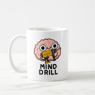 Mind Drill Funny Brain Tool Puff Kaffeetasse