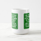 Mind-Exit-Tasse Kaffeetasse (Mittel)