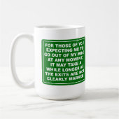 Mind-Exit-Tasse Kaffeetasse (Links)