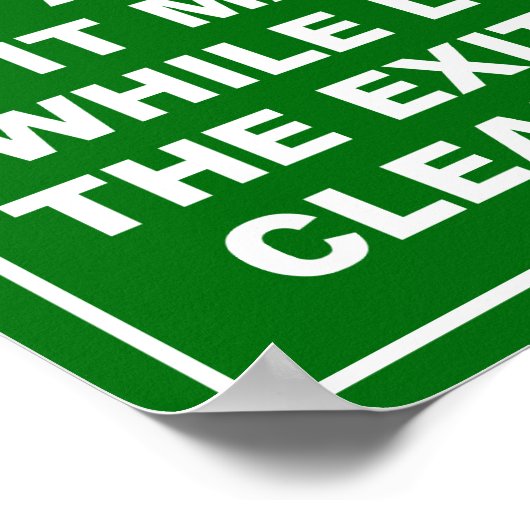 Mind Exits Poster (Ecke)