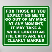 Mind Exits Poster (Vorne)