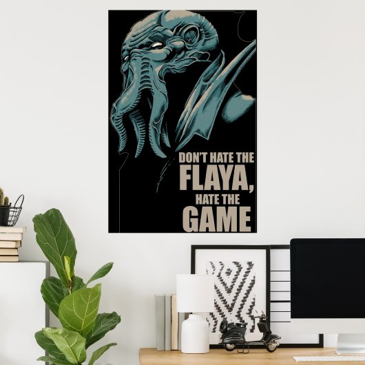 Mind Flayer ・ Dungeons Dragons and Dice Poster (Heimbüro)