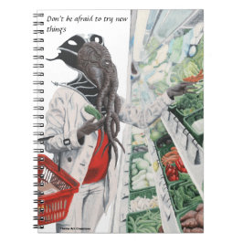 Mind Flayer Grocery Store Fantasy Spiral Notebook Notizblock