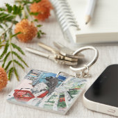 Mind Flayer Lebensmittelgeschäft Fantasy Art Schlü Schlüsselanhänger (Vorderseite rechts)