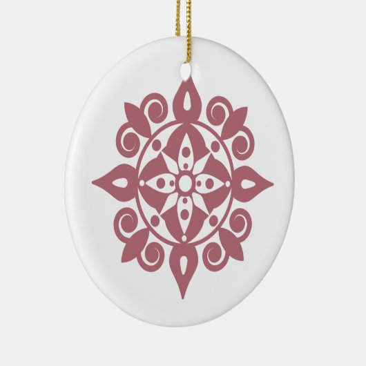 Mind fresh Mandala Design Keramik Ornament (Rechts)