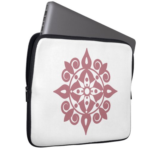 Mind fresh Mandala Design Laptopschutzhülle (Vorne Rechts)