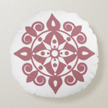 Mind frisches Mandala Design runde Kissen