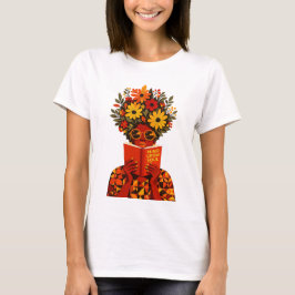 Mind Grow Soul Florale Lesung Afro Frau SVG PNG | T-Shirt