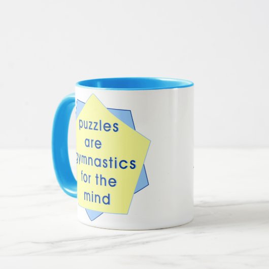 Mind Gymnastics Tasse (Vorderseite Links)