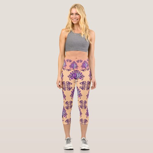 Mind Harmony - Hirnhautfusion Capri Leggings (Vorderseite)