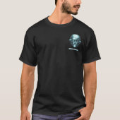 Mind Kontrolle Cyberpunk Blue Grunge Front & Back T-Shirt (Vorderseite)