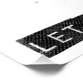 Mind Kontrolle Cyberpunk Robot Black Print Poster (Ecke)