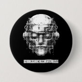 Mind Kontrolle Cyberpunk Robot Button (Vorderseite)