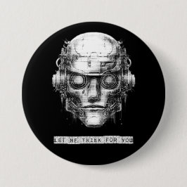 Mind Kontrolle Cyberpunk Robot Button