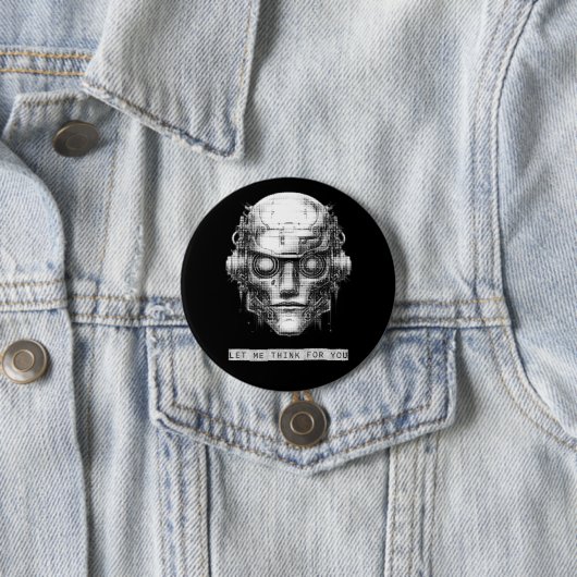 Mind Kontrolle Cyberpunk Robot Button (Beispiel)