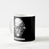 Mind Kontrolle Cyberpunk Robot Kaffeetasse (Vorderseite Links)