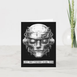 Mind Kontrolle Cyberpunk Robot Karte