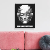 Mind Kontrolle Cyberpunk Robot Leinwanddruck (Insitu (Wohnzimmer))