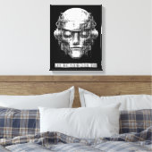 Mind Kontrolle Cyberpunk Robot Leinwanddruck (Insitu (Schlafzimmer))