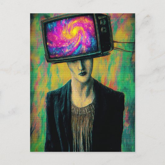 Mind-Kontrolle Postkarte (Vorderseite)