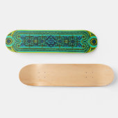 Mind Melting Intense Glass Windows Graphic Skateboard (Horizontal)