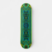 Mind Melting Intense Glass Windows Graphic Skateboard (Vorne)