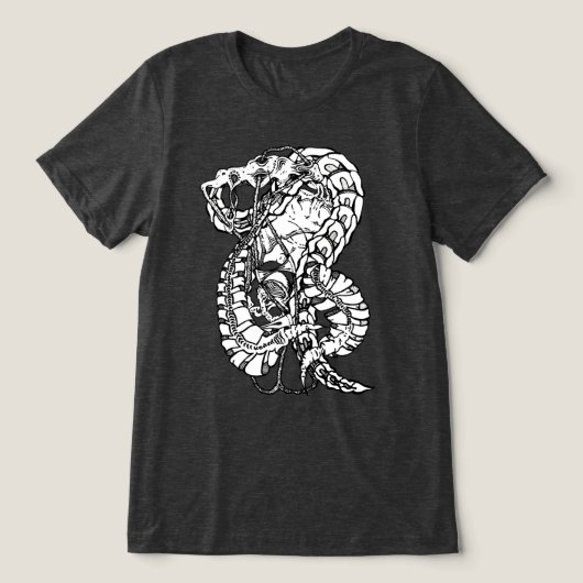 Mind Melting Surrealist Abstrakt Moderne Kunst Tri-Blend Shirt (Design Vorderseite)