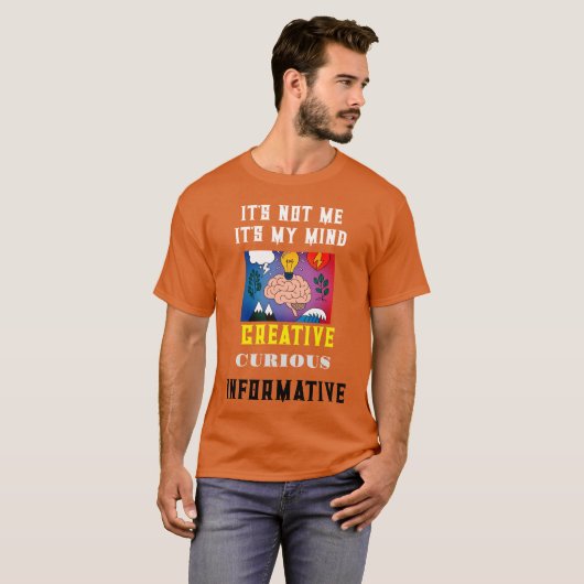 Mind Men's Basic T - Shirt mit motivierend Zitaten (Vorne ganz)