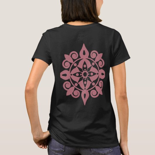 Mind new Mandala Design Tops and T - Shirt (Rückseite)