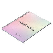 Mind Notes Minimales Notizbuch Notizblock (Linke Seite)