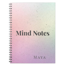 Mind Notes Minimales Notizbuch