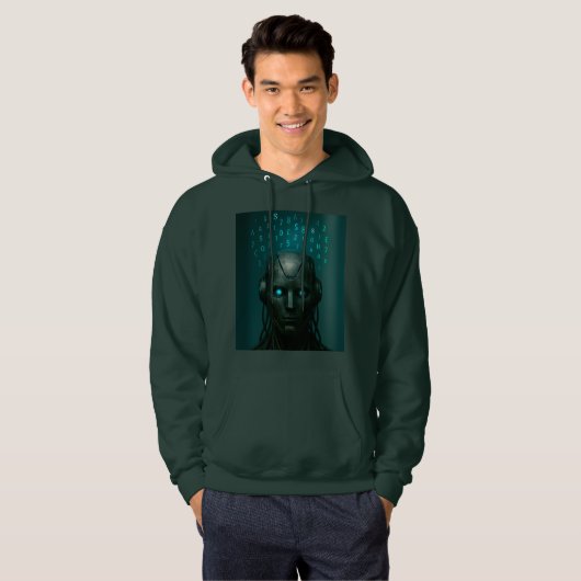 - "Mind of the Machine: Intelligence Unleashed" Hoodie (Vorne ganz)