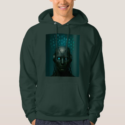 - "Mind of the Machine: Intelligence Unleashed" Hoodie (Vorderseite)