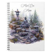 Mind Over Matter Buddha Spiral Foto Notebook