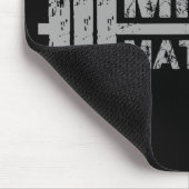 Mind over Matter - Gym Workout Motivierend Mousepad (Ecke)