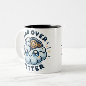 MInd over Matter Zweifarbige Tasse (Vorderseite Links)