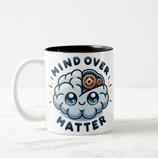 MInd over Matter Zweifarbige Tasse (Links)