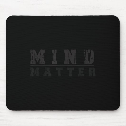 Mind Over Motivational Stoic Philosophy Insrationa Mousepad (Vorne)