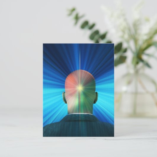 Mind-Power Postkarte (Stehend Vorderseite)