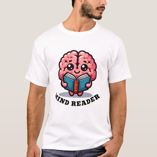 Mind Reader Funny Pun T-Shirt (Vorderseite)