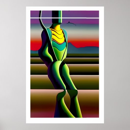 Mind Rickets - Ken Gage Surrealist Art Poster (Vorne)