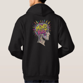 Mind Riot Hoodie - Abstraktes Chaos, kreative Ener