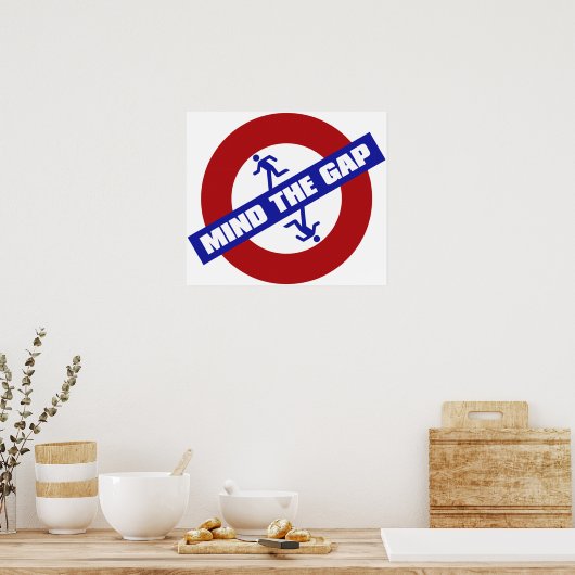 MIND_THE_GAP POSTER (Küche)