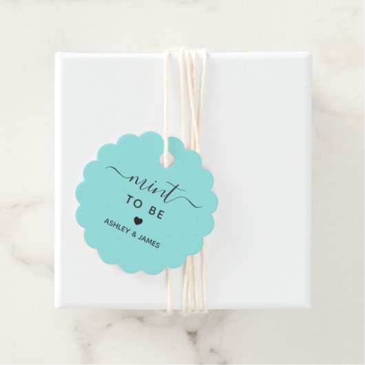 Mind to Be Gastgeschenk Hochzeit oder Brautparty G Geschenkanhänger (Beispiel)