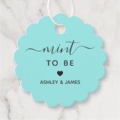 Mind to Be Gastgeschenk Hochzeit oder Brautparty G Geschenkanhänger (Vorderseite)