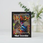 Mind Traveller Postkarte (Stehend Vorderseite)