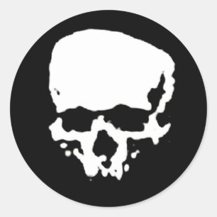 Mind Wither Day Signaturenmöwe Runder Aufkleber