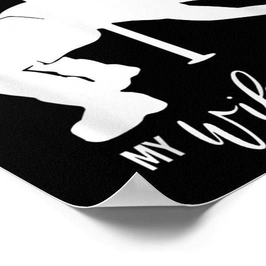 Mind Your Business My Wife Is Expensive Fat Man Le Poster (Ecke)