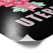 Mind Your Own Uterus Pro Choice Feminist Rights Fotodruck (Ecke)