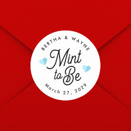 Mind zu sein moderne Personalisierte Gefälligkeit Runder Aufkleber